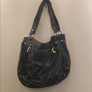 B. Makowsky Large Black Bag EUC!!